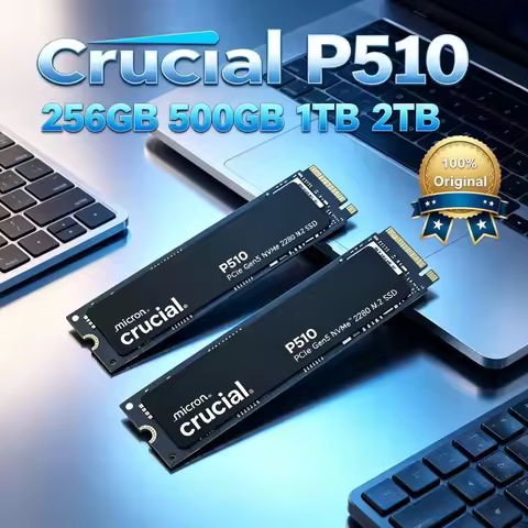 Ultra High Speed Crucial P510 M.2 2280 1TB PCIe5.0 NVMe SSD 11000MB/s Read 9500MB/s Write Top Sellin