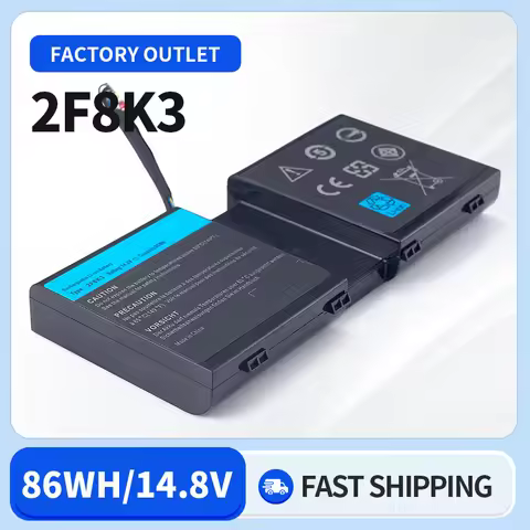 Somi 2F8K3 Laptop Battery for DELL Alienware 17 18 M17X R5 M18X R1 0KJ2PX KJ2PX G33TT 2F8K3 Laptop B