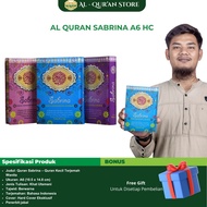 A6, AL QURAN HAFSAH A6 HC, QURAN SABRINA, SMALL QURAN, SMALL TRANSLATION OF QURAN, WOMEN'S QURAN
