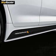 2 Pcs Car Door Side Skirt Stripes Sticker M Performance Body Vinyl Decal For BMW F20 F30 F15 F16 G30