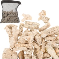 Crushed Coral for Aquarium Freshwater & Saltwater, 1.1 lb Natural Coral Chips for Fish Tank pH Balan