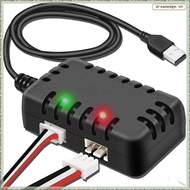 [dreamedge] RC Car Balance Charger 7.4V Lipo Battery Charger- USB Cable 2-In-1 with XH-3P Plug 1A fo