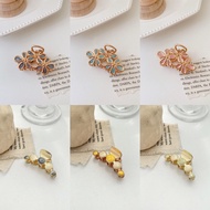 Flower metal clip mini circle clip-on/