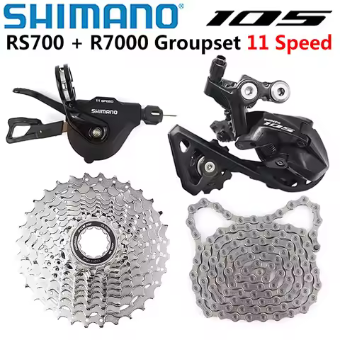 SHIMANO RS700 + R7000 Groupset 105 R7000 Derailleurs 11 Speed ROAD Bicycle SL+RD+CS+CN Shifter REAR 