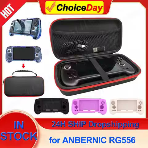 Silicone Protective Case Anti-Scratch Game Console Silicone Case Protective Cover for Anbernic RG556