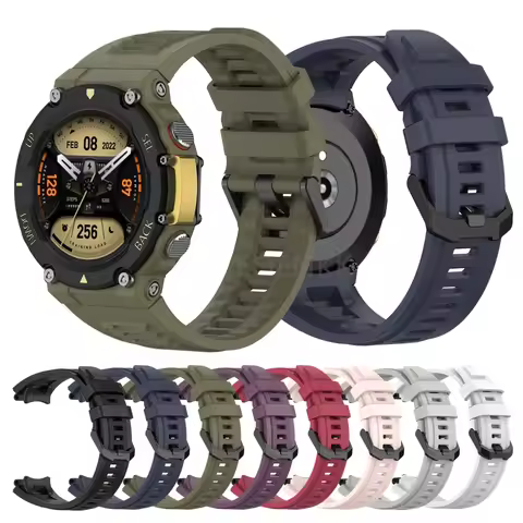 Silicone Band For Amazfit T-Rex 2 Strap Watchband Bracelet Accessories For Huami Amazfit T Rex 2 Rep