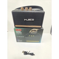 Fleco Speaker Portable F-4086 Pro Bluetooth Wireless 2 Inch 5W USB DC 5V 1.5A Kualitas Suara Jernih