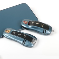 Key Cover for Panamera Porsche New Macan Cayenne 911 718 Key Chain  Key Case