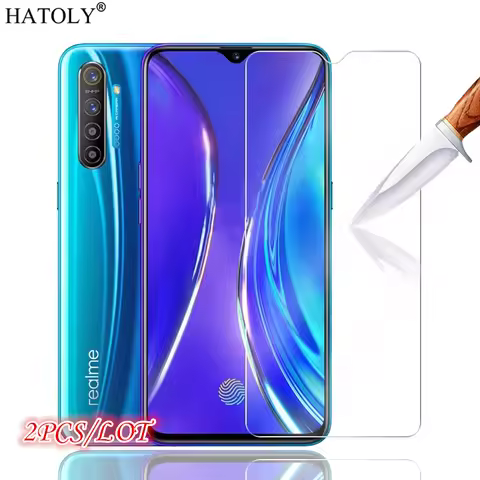 2Pcs Glass on Realme X2 Tempered Glass For Oppo Realme X2 Phone Screen Protector Ultra-thin Protecti