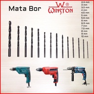 Mata Bor Besi Baja Aluminium Winston 7 mm for BOSCH MAKITA MAKTEC