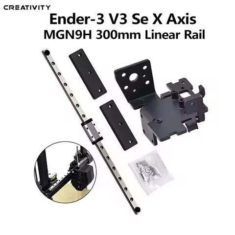 Ender 3 V3 SE X Axis Upgrade kit MGN9H 300mm Linear Rail CNC Backplate For Creality Ender 3 V3 SE X 