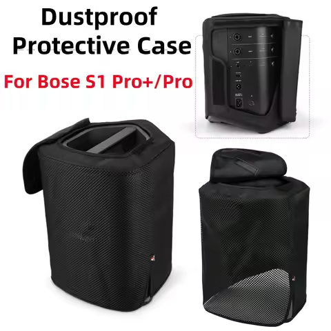 For Bose S1 Pro+ Portable BT Speaker Cover W/ Elastic Band Mesh Slip Cover Speaker Case Protects Spe