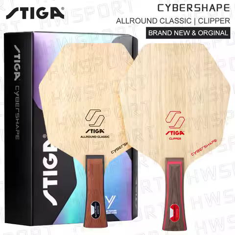 STIGA CYBERSHAPE AC CLIPPER Table Tennis Blade Allround Classic Ping Pong Blade Pure Wood Brand New 