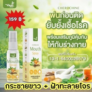 สเปรย์พ่นคอเฉิดฉาย  กระชายขาว ป้องกันฆ่าเชื้อโควิท ( 1 ขวด ) 30 ml  ตัวใหม่กำลังมาแรงป้องกันโควิดได้ดีมาก