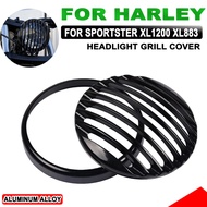 Motorcycle Headlight Grill Cover Grille Guard For Harley Davidson Sportster XL 883 XL883 Iron XL 12