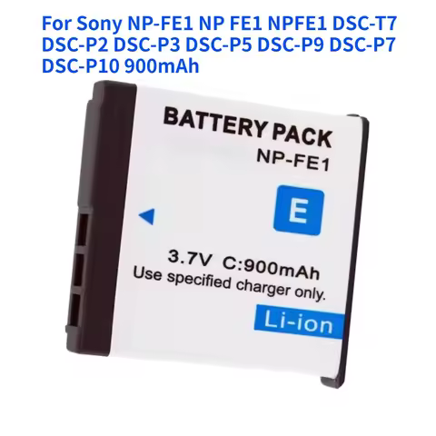 For Sony NP-FE1 NP FE1 NPFE1 Battery DSC-T7 DSC-P2 DSC-P3 DSC-P5 DSC-P9 DSC-P7 DSC-P10 900mAh