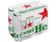 Bia HEINEKEN bạc lon 330ml
