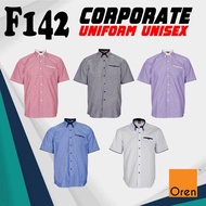 Oren Sport  Corporate Uniform F142 Corporate Uniform  Sleeve Unisex | Baju Korporat Sulam & Printing