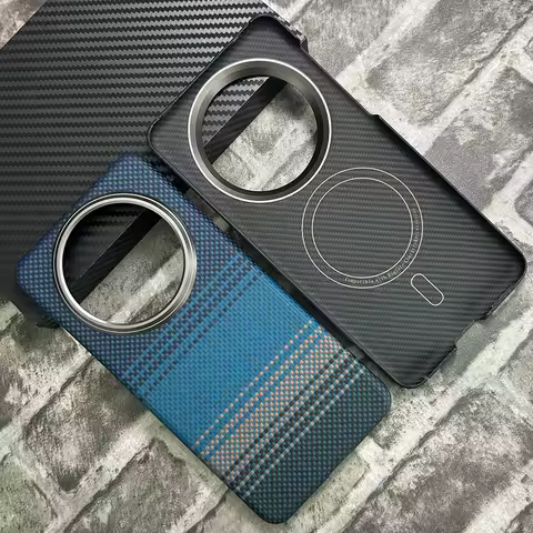Magnetic Aramid Carbon Fiber Phone Case Cover On For Magsafe VIVO X200 Ultra Pro Mini 5G Global VIVO