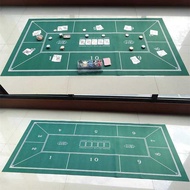Texas Hold'em Pokers Tablecloth 1.8m Non-woven Fabric Deluxe Table Cloth Printing Casino Board Games
