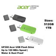 UP300 Acer USB Flash Drive | 512GB/1TB Storage | Up to 120 MB/s Speed | Water & Dust Proof
