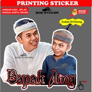 Kang dedi mulyadi and egi stickers / KDM stickers / Kang dedi / Mr. Aing