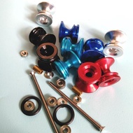 REP TAMIYA 15418 DOUBLE ALUMINUM ROLLER W RUBBER RINGS 13-12MM