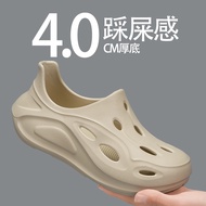 Simple EVA hole shoes popular men's beach shoes ins slippers