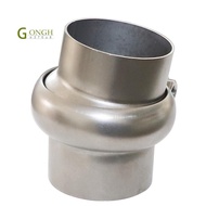 Universal Joint for 63mm Stainless Steel Pipe- Tailpipe Pipeline Adapter for All Pipe Types Car Exha