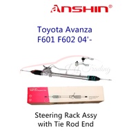 Toyota Avanza F601 1.3 F602 1.5 04'-07' Steering Rack ASSY Rack End Tie Rod End ANSHIN Japan Quality