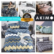 [AKIMO]Katil Single Katil Queen Katil Cadar Bedsheet Single Bedsheet Cadar Queen Cadar Single Aloe C