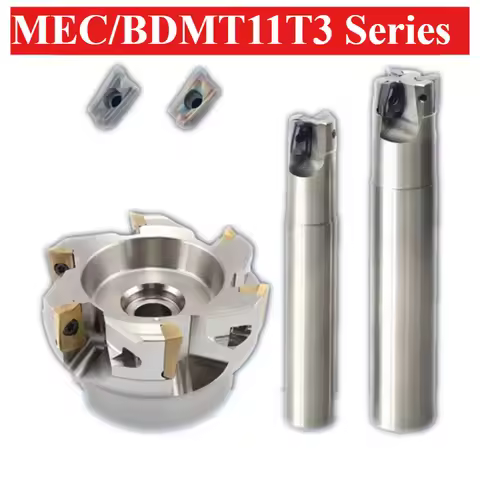 MEC planar right-angle milling cutter holder 90° end mill holder BDMT11T308 BDMT11T308ER insert mill