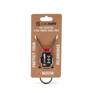 pacsafe กระเป๋าเดินทางลวดล็อคล็อครถเข็นกล่องกุญแจยิมล็อครหัสผ่านขนาดเล็ก TSA ล็อครหัสผ่าน