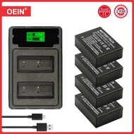 4Pcs NP-W126 NP W126 NP-W126S W126S Battery + LED Dual Charger for Fuji X-Pro1 XPro1 X-T1 XT1,HS30EX