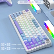 ATTACK SHARK X85 Hot Swap Mechanical Keyboard,75% TKL RGB Gaming Keyboard,Wireless 2.4GHz/Bluetooth/