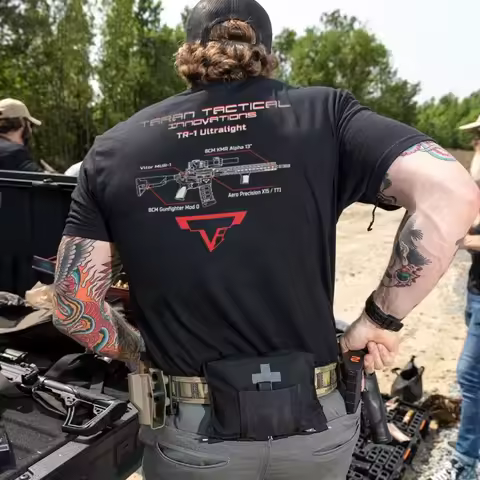 Original Taran Tactical Taran Tactical TR1 Reflective Tactical Competitive Military Fan Cotton Short