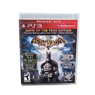 [Pre-Ownee] PS3 Batman Arkham Asylum: Game of the Year Edition Game