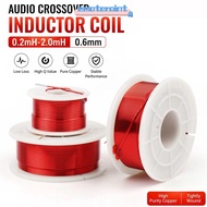EMOTEPH Audio Inductor Coil, 0.6mm 0.2mh-2.0mh Speaker Crossover Inductor Coil, Copper Inductor Coil