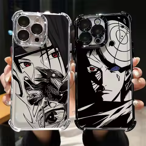 Cool Anime N-NARUTOS Plating Phone Case For iPhone 17 16e 16 15 14 13 12 11 Pro Max X XR XSMax 7 8 M