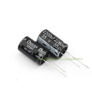 100PCS 2200UF 35V electrolytic capacitor 35V2200UF 16*25MM