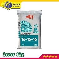 NPK Mutiara Fertilizer biru 1 Kg 16 16 16 Cheap Multipurpose Fertilizer