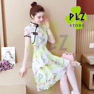 chinese new year dress 2027 新年裙子 旗袍 qipao chinese new year dress Single/Two-Piece Cheongsam Improved