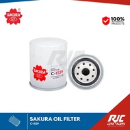 SAKURA OIL FILTER SPIN ON VIC C-527 ISUZU D-MAX 2.5 LS 4X2 , 4X4 3.0 4JH1 05-13 C1539 1pc