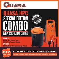 Quasa Combo Set Vacuum (WDV-62121) & High Pressure Washer (HPU-31105)