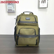 HIJAU Tumi Backpack TTpass Free Embossed Green Green Backpack Rancel Men's Travel Mountain Bag Man Boys 2603580On3
