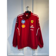 2025 F1 ferrari Factory Team Unisex Kit 1/2 Zip Jacket