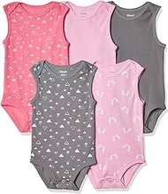 Ultimate Baby Flexy 5 Pack Sleeveless Bodysuits (Tanks)