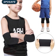 SPOSAFE 1 pair kids knee sleeve elbow brace for basketball  volleyball motorcycle cycling yoga dance knee pad for girls boys elbow pad  knee compression sleeve for sports