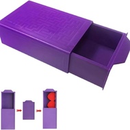 Purple Magic Box Trick Performance Mystery Magic Disappearing Box Popular Funny Magic Trick
