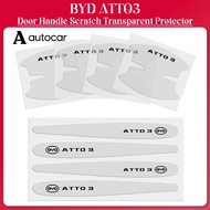 BYD ATTO 3 Transparent Car Door Bowl Handle Anti-scratch Protection Cover